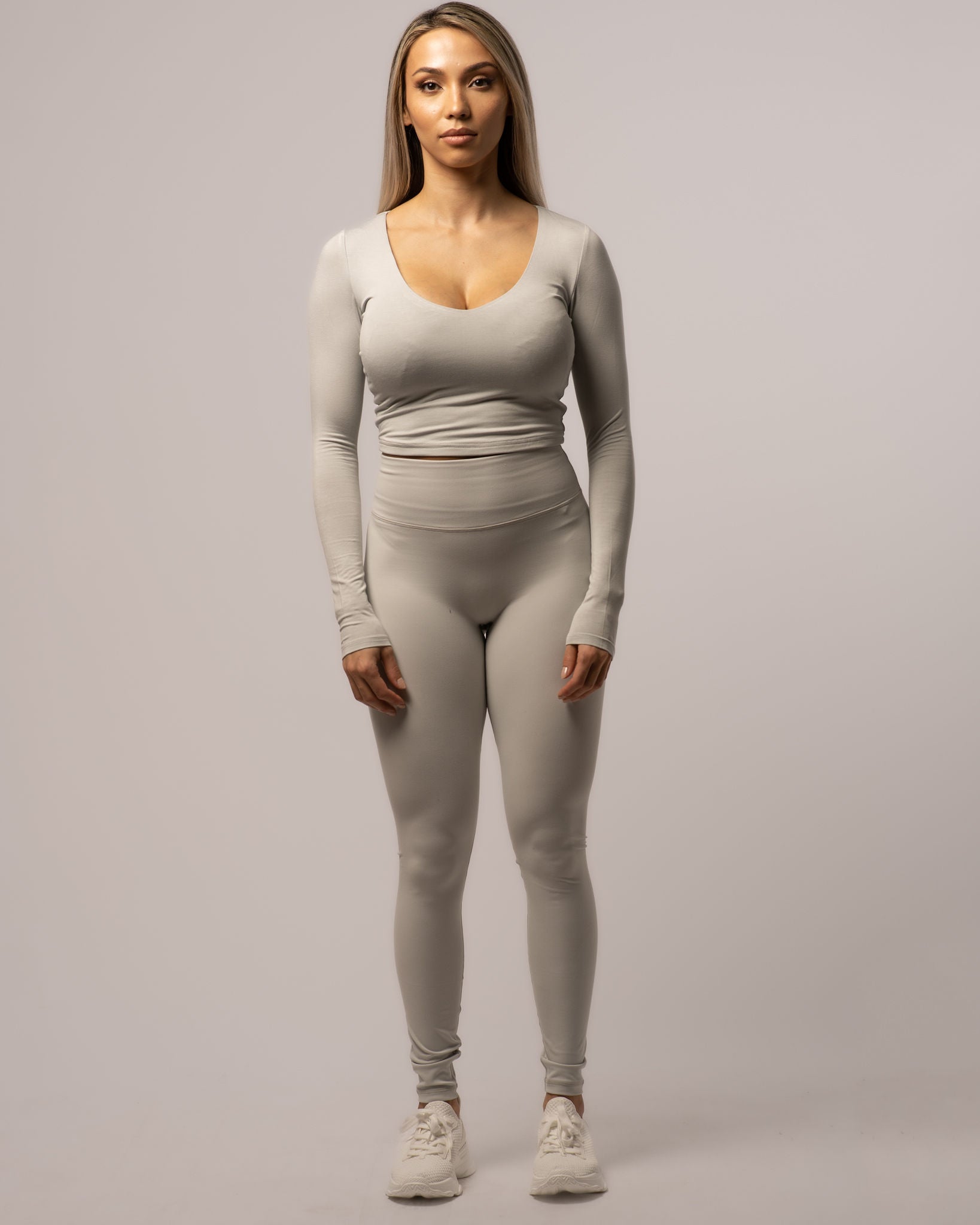 Essential Long Sleeve V-Neck