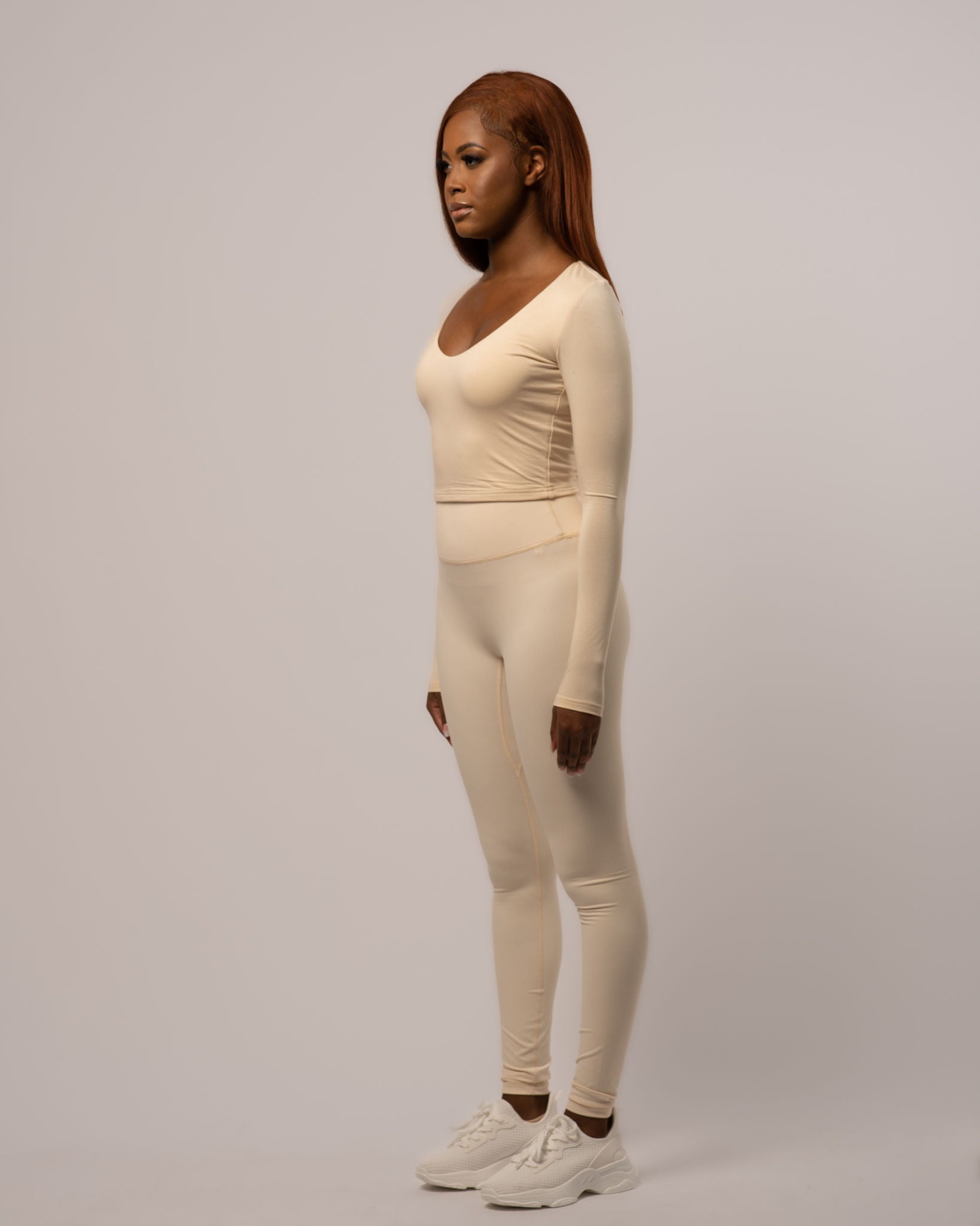 Essential Long Sleeve V-Neck