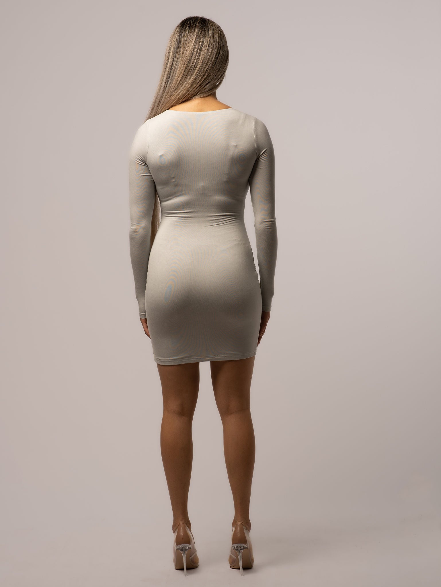 Shaping Mini Dress - V-Neck